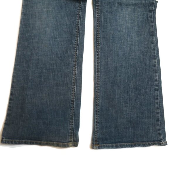 Banana Republic Jeans‎ Womens 6 Blue Mid Rise Bootcut Stretch Denim Blue - Picture 3 of 7